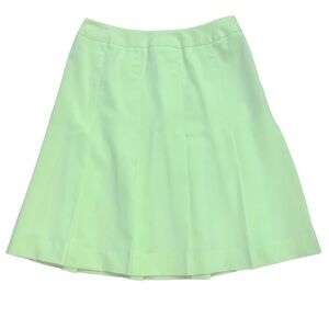 Chadwick’s size 2P pleated yellow lime green skirt